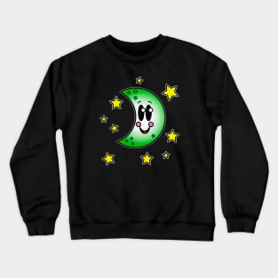 Cute moon and stars Crewneck Sweatshirt